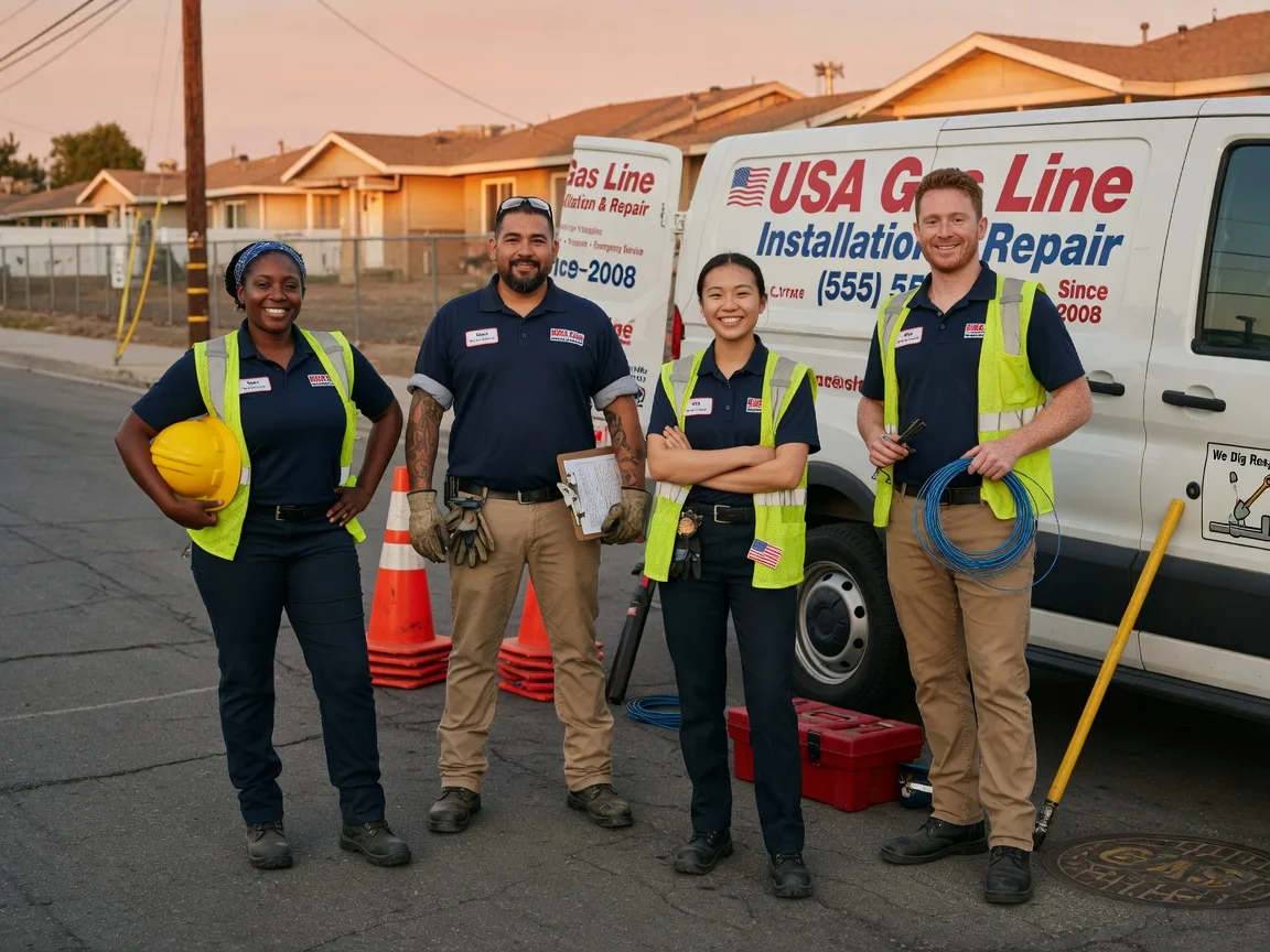 Gas Line Installation company in Victor, IA
